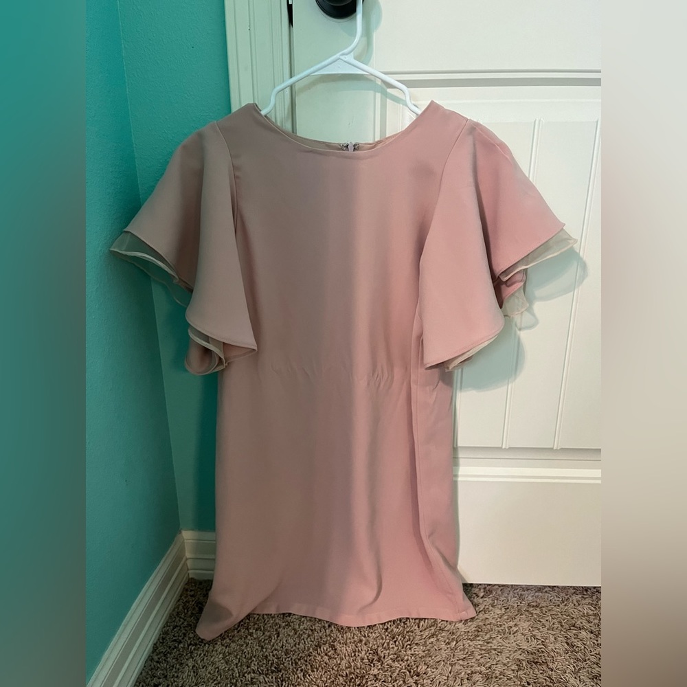 Light pink boutique mini dress
